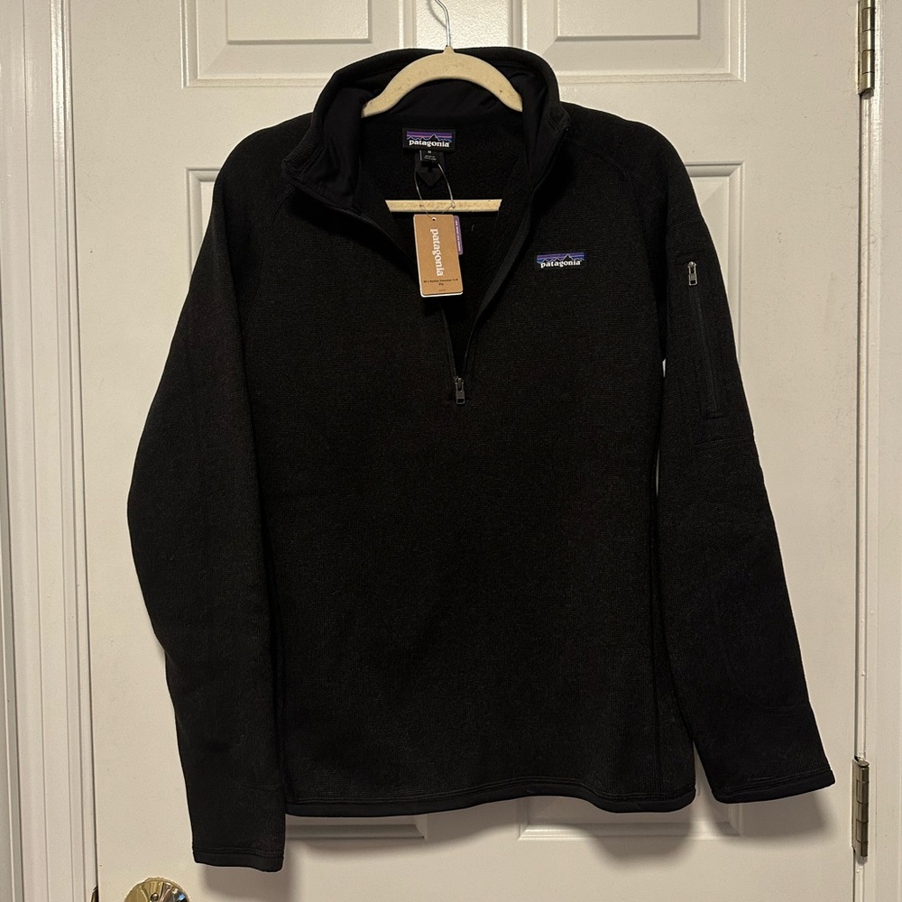 NWT - Patagonia W’s Better Sweater Quarter Zip - Black - M